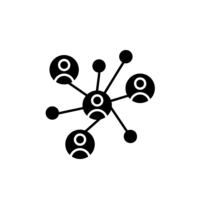 Netzwerk von Menschen